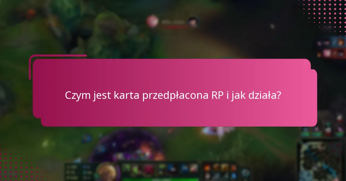 Jak mogę kupić kartę przedpłaconą RP?