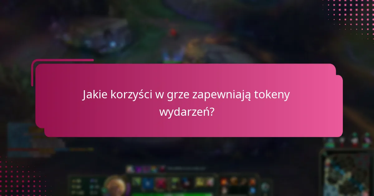 Jak tokeny wydarzeń wypadają w porównaniu do innych walut w grze?