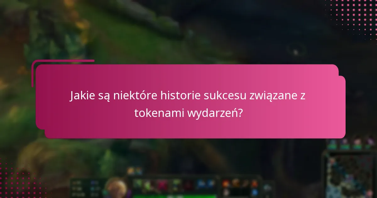 Jak tokeny wydarzeń wypadają w porównaniu do innych rozwiązań angażujących?